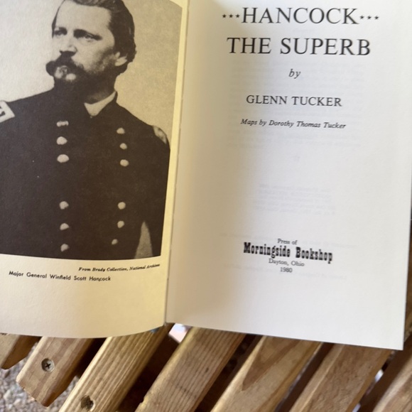 Hancock The Superb Hardcover Book Vintage 1980 Issue Morningside Glenn Tucker - Picture 7 of 10
